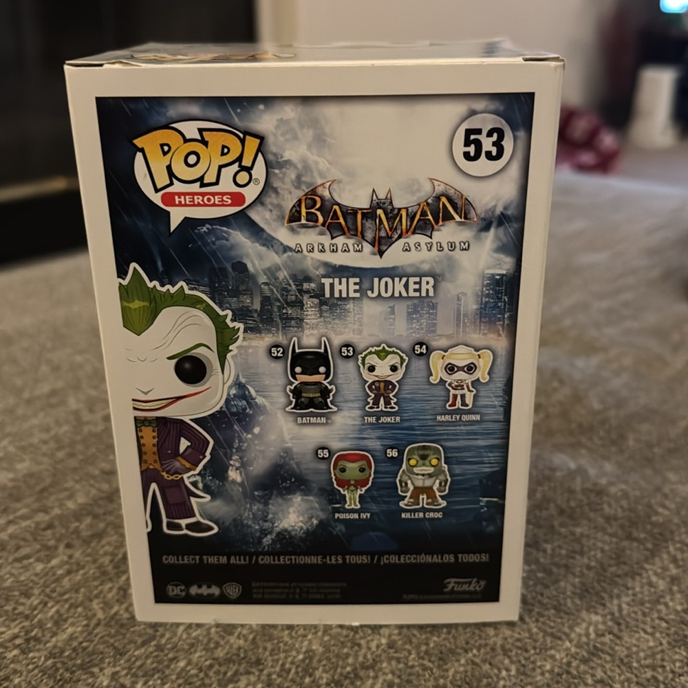 NEW Funko Pop Batman Arkham Asylum The Joker 53 - Picture 4 of 6